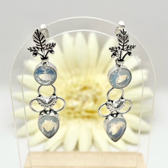 OWYHEE OPAL EARRINGS - Picture 4 of 12